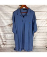 Polo Ralph Lauren Men&#39;s 3XLT Tall Sky Blue Polo Shirt Pony Logo - £13.46 GBP