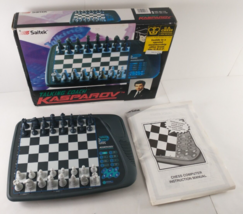 Vtg 1996 Saitek Talking Coach Kasparov Electronic Chess Teaches You As You Play! - £39.93 GBP