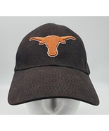 Mens University of Texas Longhorns Baseball Cap Black Orange Logo Colleg... - £11.67 GBP