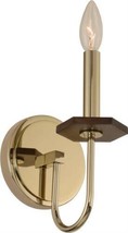 Wall Sconce KALCO LASSEN Naturally Inspired 1-Light Champagne Gold Metal Dry - £766.58 GBP