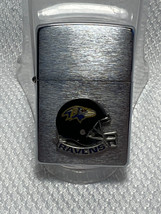 2003 Zippo Cigarette Lighter NFL Baltimore Ravens Helmet Design Football... - $29.95