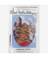 Vtg 80s Lombard Street San Francisco California Cross Stitch Kit Judith ... - $21.77 CAD