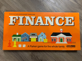 Vintage Parker Brothers Finance Board Game Business Complete - $25.78