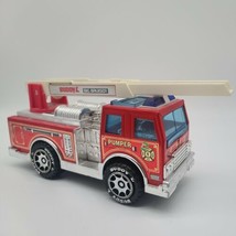 1989 BUDDY L Big Bruiser Pumper Fire Truck, Siren & Lights, Plastic/Metal *READ* - $22.51