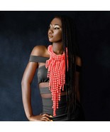 Pink Clustered Fringe Bead Set - $115.94 CAD
