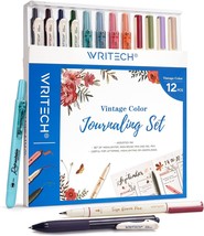 Writech Journaling Pens Set, Includes 4 Retractable Highlighters, 4, Vin... - $36.94