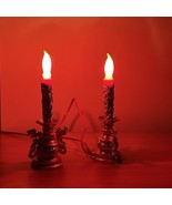 Dragon &amp; Pheasant Bird Themed Asian Electric Candle Light Plastic Gold R... - $470.96 MXN