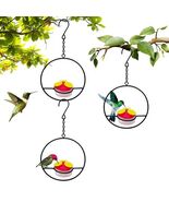 YWYWVVS Hummingbird Feeder 3-Circle Hanging Outdoor Patio Bird Feeder - $82.71 MXN