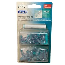 Braun Oral B Interclean IR 2-40 Interdental Plaque Remover 40 Replacement Tips - £22.74 GBP