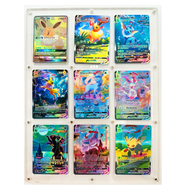 9pcs/set PTCG Pokemon Umbreon Eevee Sylveon GX VMAX  English No.3 Toys Hobbies - £18.05 GBP