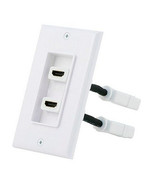 Monoprice 7332 TWO-PIECE INSET WALL PLATE W/HDMI CABLE - $51.04 CAD