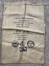 Cac La Prosperidad Organic Coffee Bean Burlap Jute Sack Bag - 29 x 41 in... - $14.50