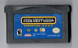 Nintendo Gameboy Advance Codename Kids Next Door Operation SODA Game Cart Only - £15.43 GBP