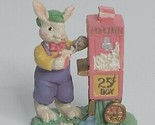 COTTONTAIL LANE Bunny Rabbit Popcorn Vendor EASTER Collectable Figure Mi... - £13.36 GBP