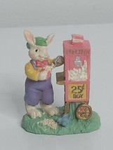 COTTONTAIL LANE Bunny Rabbit Popcorn Vendor EASTER Collectable Figure Mi... - $16.99