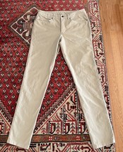 Lululemon ABC 5 Pocket Classic-Fit Pants Zip Pocket Tan khaki SIZE 32  33&quot; x 33&quot; - $39.58