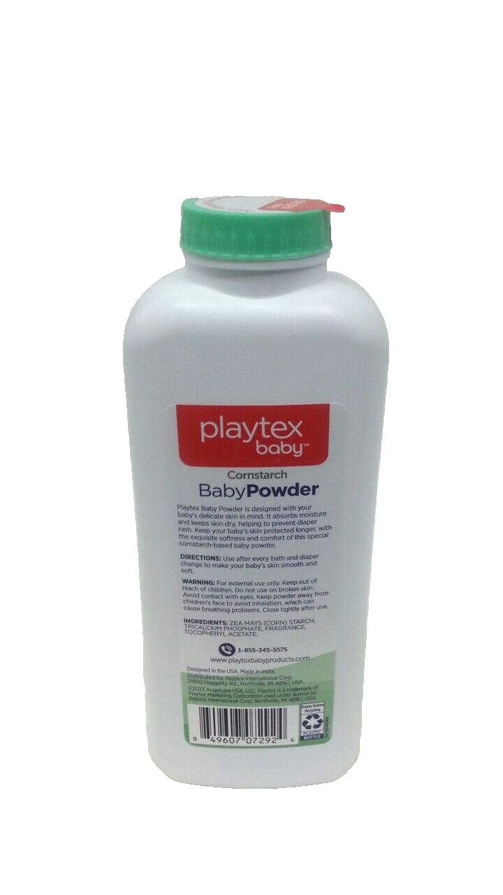 ( 5 Bottles ) Playtex Baby Cornstartch Baby Powder 10 oz Each SEALED Item image 7