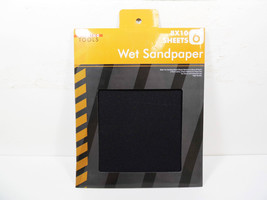 Sand Paper Sanding Sheets Wet Dry Grit Sandpaper Sheet Coarse Fine Auto Wood 10 - £6.03 GBP