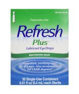 Refresh Plus Lubricant Eye Drops, 30 containers EXP 3/2026 - $181.42 MXN