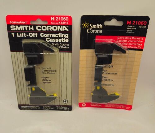 2 NEW Smith Corona H 21060 Lift-Off Correcting Cassette 5/16 X 20 NOS sealed - $12.59