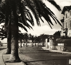 RPPC Saint Raphael Le boulevard Felix Martin Seaside Beach View France Postcard - £7.48 GBP