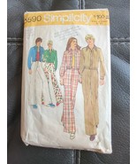 Simplicity 5590 Mens Misses Unlined Jacket &amp; Pants Pattern Size 16 Bust ... - £12.70 GBP