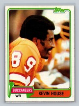 Kevin House #214 1981 Topps Tampa Bay Buccaneers RC - £1.55 GBP