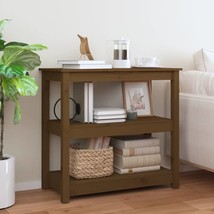 Console Table Honey Brown 80x40x74 cm Solid Wood Pine - £63.63 GBP