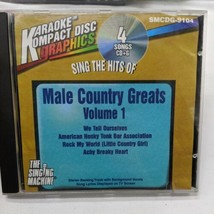 Karaoke Kompact Disc Graphics Sing The Hits Of Male Country Greats Vol 1 CD + G - £7.76 GBP