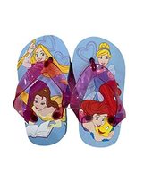 Disney Princess Flip Flop Sandal For Girls (Sky Blue, 11/12) - $3.99