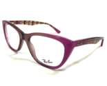 Ray-Ban Eyeglasses Frames RB5322 5489 Purple Brown Cat Eye Full Rim 53-1... - £56.05 GBP