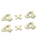 New 2 Pieces 4 X 4 Logo 3D Emblem Sticker for ATV nice Grand Cherokee Ch... - €8,59 EUR