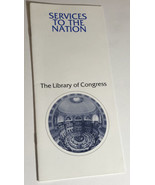 Vintage Library Of Congress Brochure Washington DC BR14 - $8.90