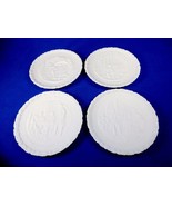 Set of 4 Fenton Bicentennial Collector&#39;s Plates ~ 1973 - 1976, White Mil... - $48.95