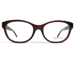 Burberry Eyeglasses Frames B 2151 3322 Black Red Cat Eye Full Rim 52-18-140 - £74.57 GBP