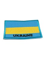 Nation Country Flags Patches Ukraine Emblem Logo 2 x 2.8 Inches Sew On E... - £12.54 GBP