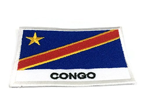 Flag of the Democratic Republic of the Congo Patches National Country Emblem ... - £13.30 GBP