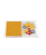 Flag of Vatican City National Country Patch Emblem DIY Embroidered Iron ... - $15.85