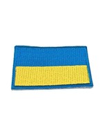 Flag of Ukraine Patch Country Emblem 1.2&quot; x 1.8&quot; Embroidered Iron On Nat... - £12.43 GBP