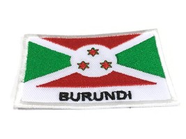 The Republic of Burundi Nation Country Flags Patch Emblem Logo 2x2.8 Inc... - $15.99