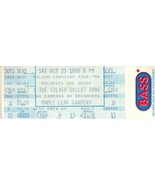 Vintage Bob Seger Ticket Stub Octobre 25 1986 Toronto Érable Feuille Jar... - £26.06 GBP