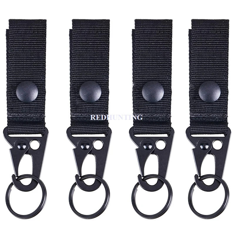 4PCS 2PCS 1PCS Tactical Molle Key Ring Chain Gear Clip Key Keeper Keycha... - £9.10 GBP+