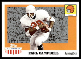 2005 Topps All American #11 Earl Campbell  VG-EX-B111R2 - £15.82 GBP