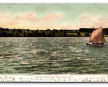 Boat on Silver Lake New York NY UDB Postcard N24 - £4.63 GBP