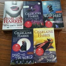 Lot of 5 Charlaine Harris Sookie Stackhouse TrueBlood All Together Dead FREESHIP - £7.88 GBP