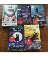 Lot of 5 Charlaine Harris Sookie Stackhouse TrueBlood All Together Dead ... - $186.88 MXN