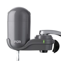 Pur Plus Faucet Mount Water Filtration System, Gray - Vertical Faucet, F... - $32.98