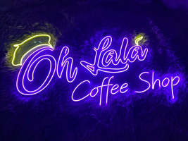 Oh lala Coffee shop | LED Neon Sign - £278.17 GBP