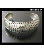 MODERNIST-LOOK Cobra Design HEAVY 925 STERLING Silver CUFF - 40 grams (1... - £336.10 GBP