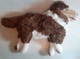 Folkmanis 2858 Brown White Collie Hand Puppet *RARE* - $49.49